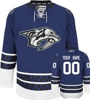 Nashville Predators Customized Blue Third Jersey by Hockey David