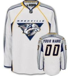 Nashville Predators Customized White 2020 Winter Classic Jersey by Hockey David