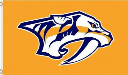 Nashville Predators Team Flag 3X5Ft Polyester Digital Print Banner USA by flagsjustdoit