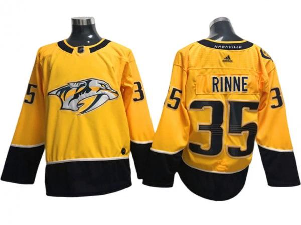 Nashville Predators #35 Pekka Rinne Gold Home Jersey by Hockey David