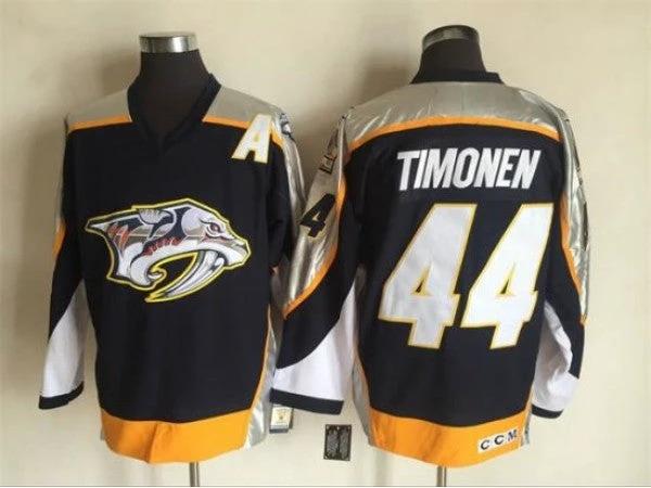 Nashville Predators #44 Kimmo Timonen Black 2006 Vintage CCM Jersey by Hockey David