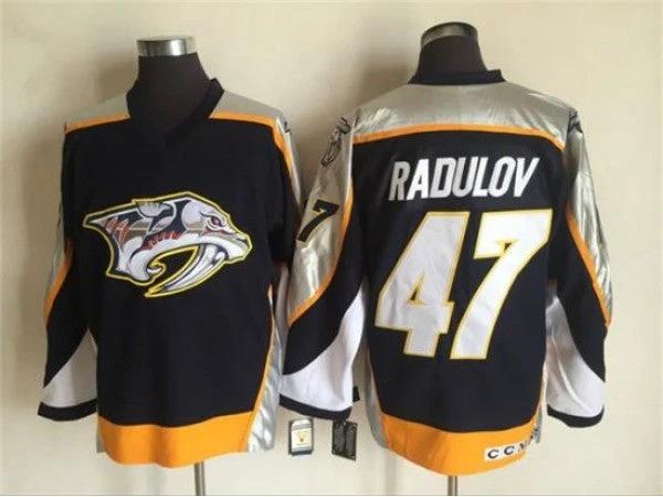 Nashville Predators #47 Alexander Radulov Black 2006 Vintage CCM Jersey by Hockey David