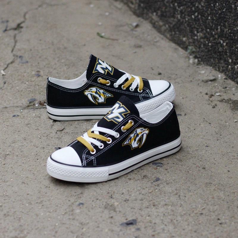 Nashville Predators Low Top Canvas Sport Sneakers Shoes For Men Women Fans by Crocs