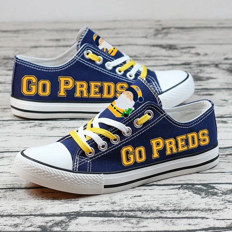 Nashville Predators Low Top Canvas Sport Sneakers Shoes For Men Women Fans by Crocs