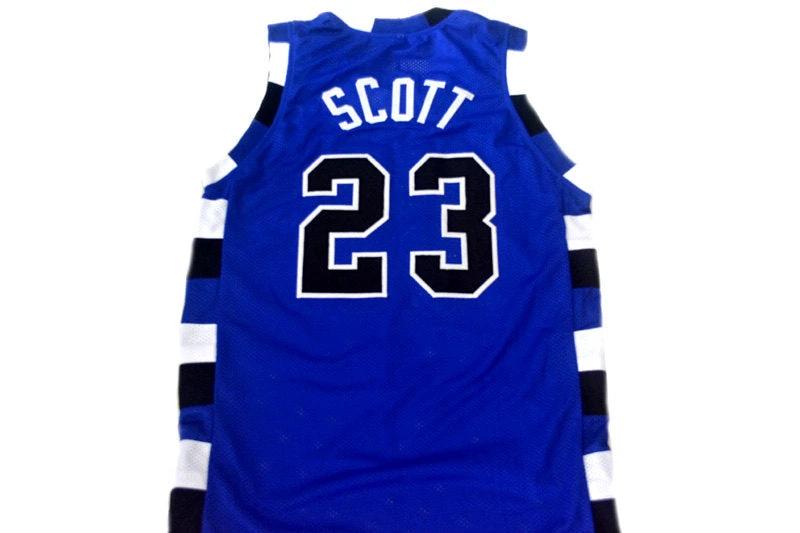 Nathan Scott Jersey #23 One Tree Hill Movie Basketball Blue by My store basketball