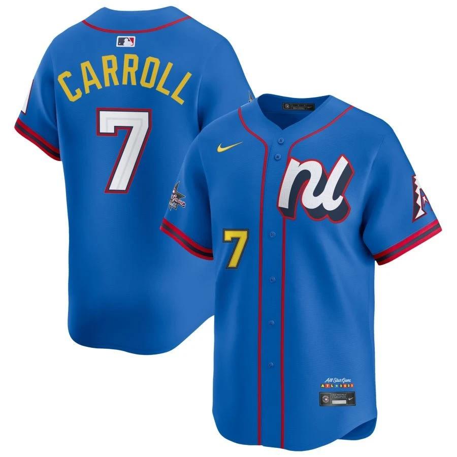 National League Corbin Carroll Blue 2025 All-Star Game Limited Jersey Stitched by My Store