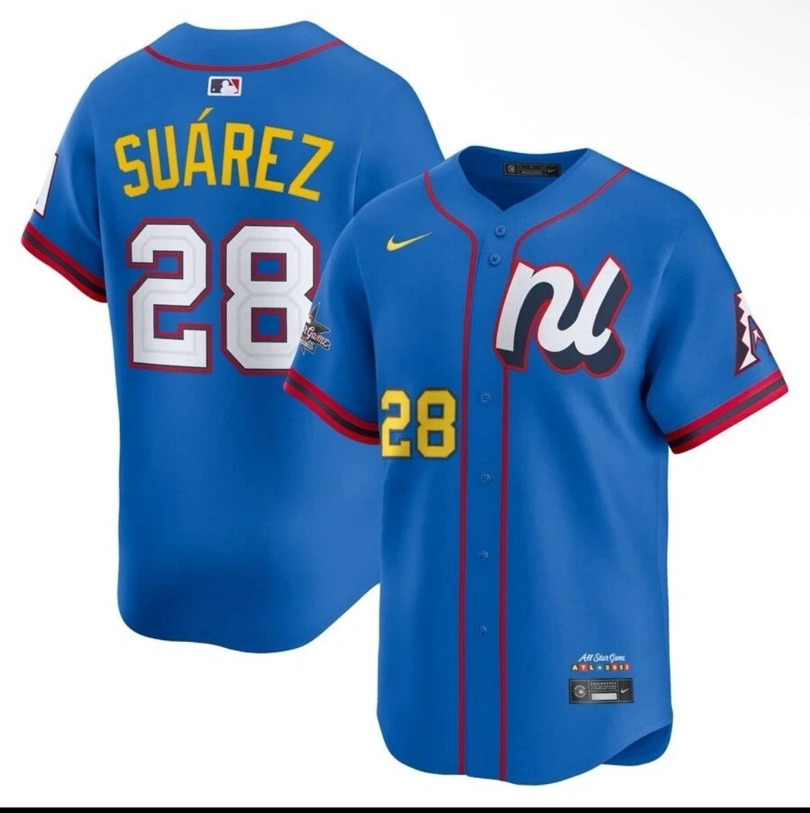 National League Eugenio Suarez Blue 2025 All-Star Game Limited Jersey Stitched by My Store