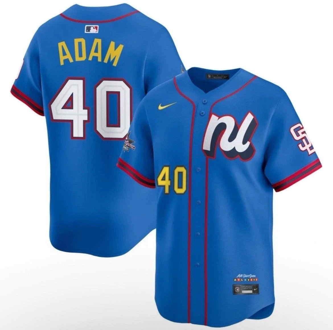 National League Jason Adam #40 Blue 2025 All-Star Game Limited Jersey Stitched by My Store