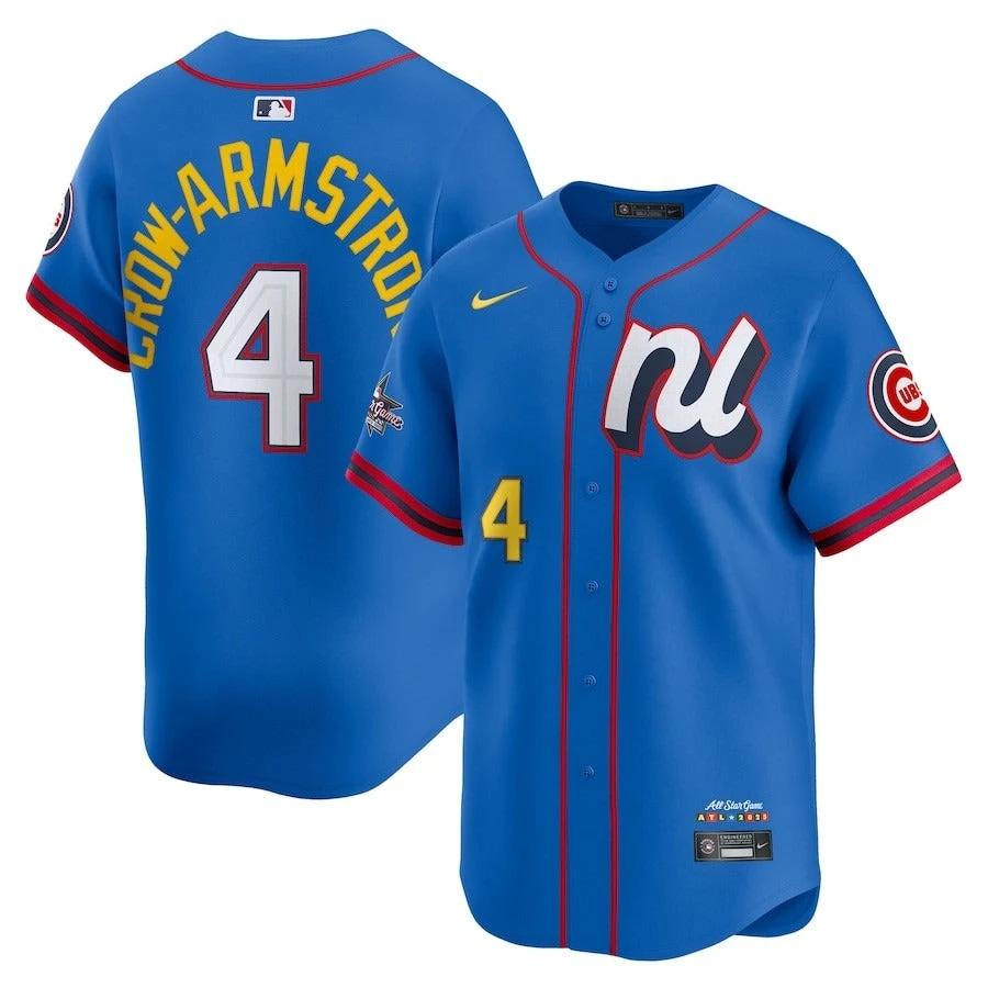 National League Pete Crow-Armstrong Blue 2025 All-Star Limited Jersey Stitched by My Store