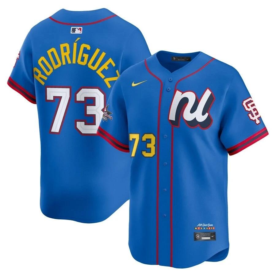 National League Randy Rodriguez Blue 2025 All-Star Game Limited Jersey Stitched by My Store