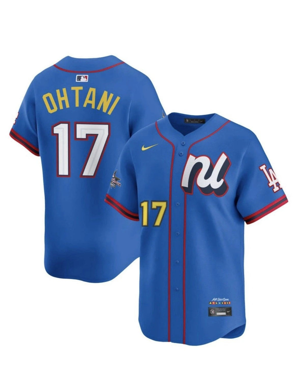 National League Shohei Ohtani #17 Blue 2025 All-Star Limited Jersey Stitched by My Store