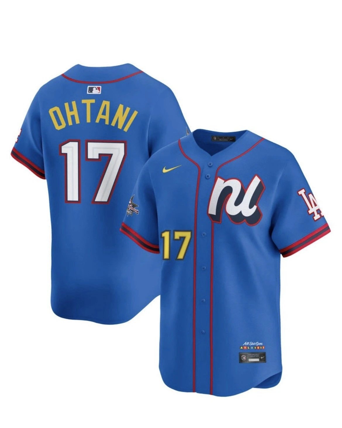 National League Shohei Ohtani #17 Blue 2025 All-Star Limited Jersey Stitched by My Store