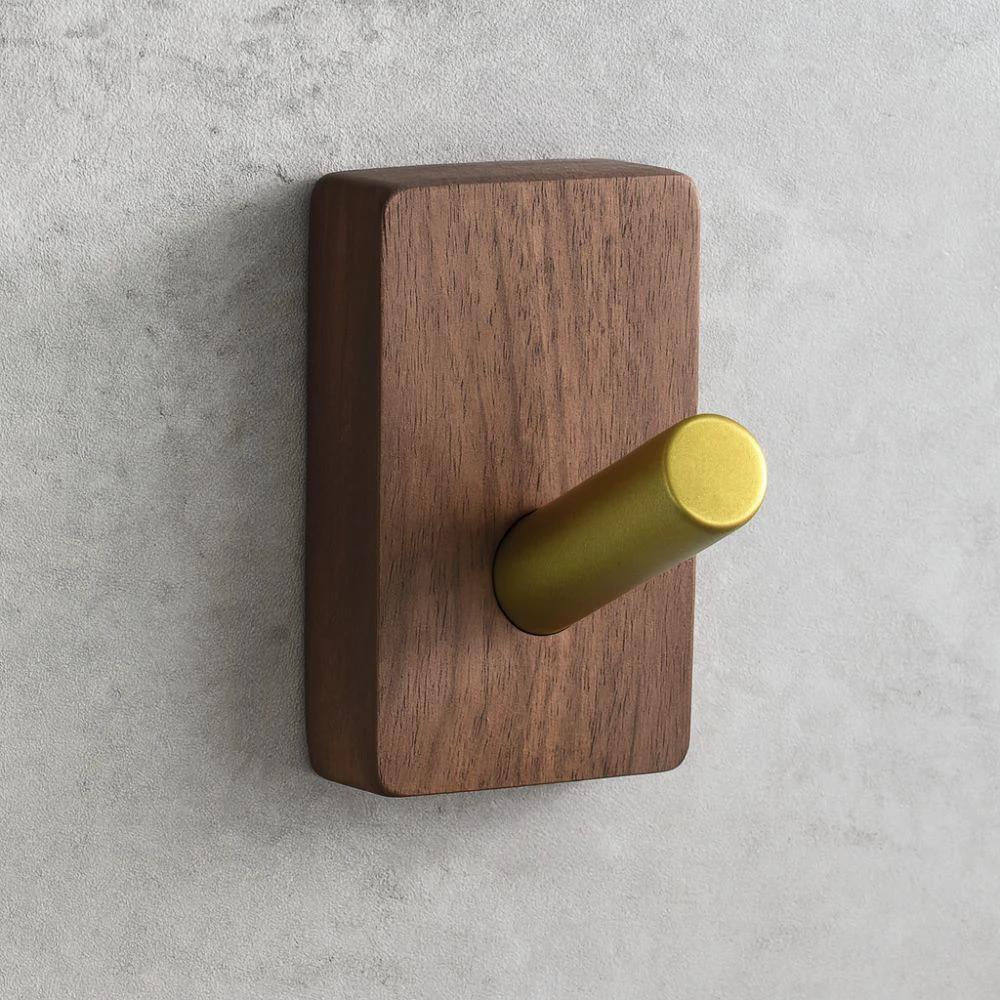 Natural Wood Hook Wall Organizer by Casa & Beyond