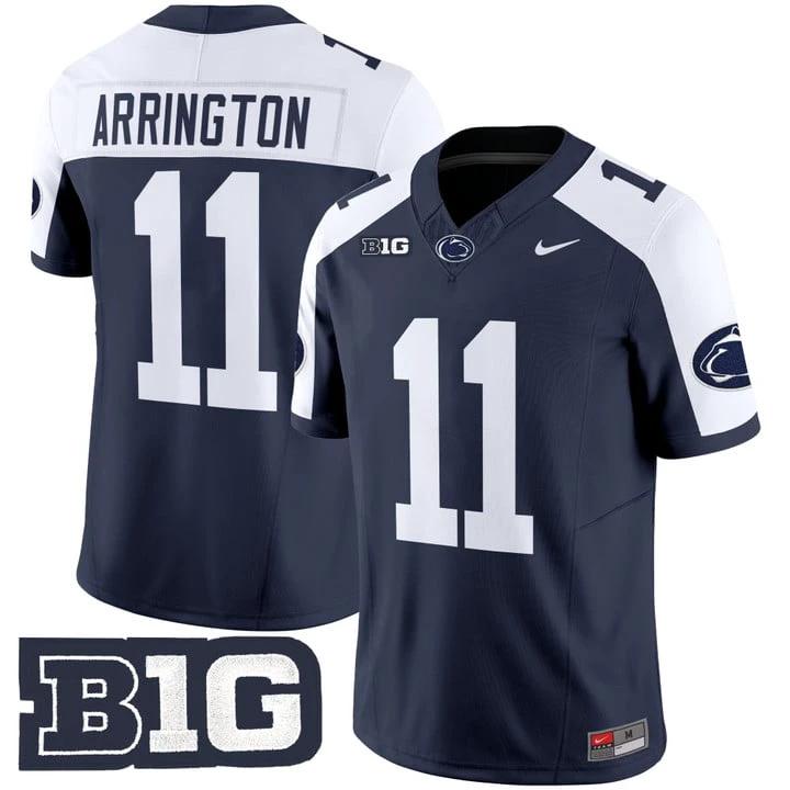 LaVar Arrington Jersey #11 Penn State Limited 2025 Stitched Navy Alternate by My Store