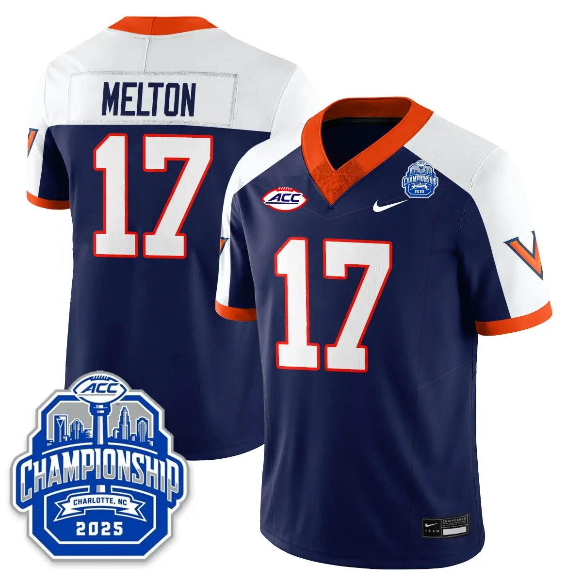 Virginia Football ACC Championship Vapor Limited Jersey by virginia cavaliers