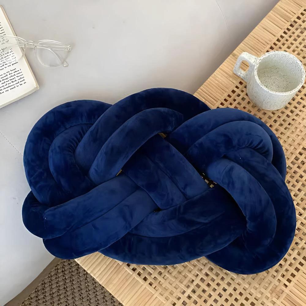 Braided Plush Cushion by Casa & Beyond