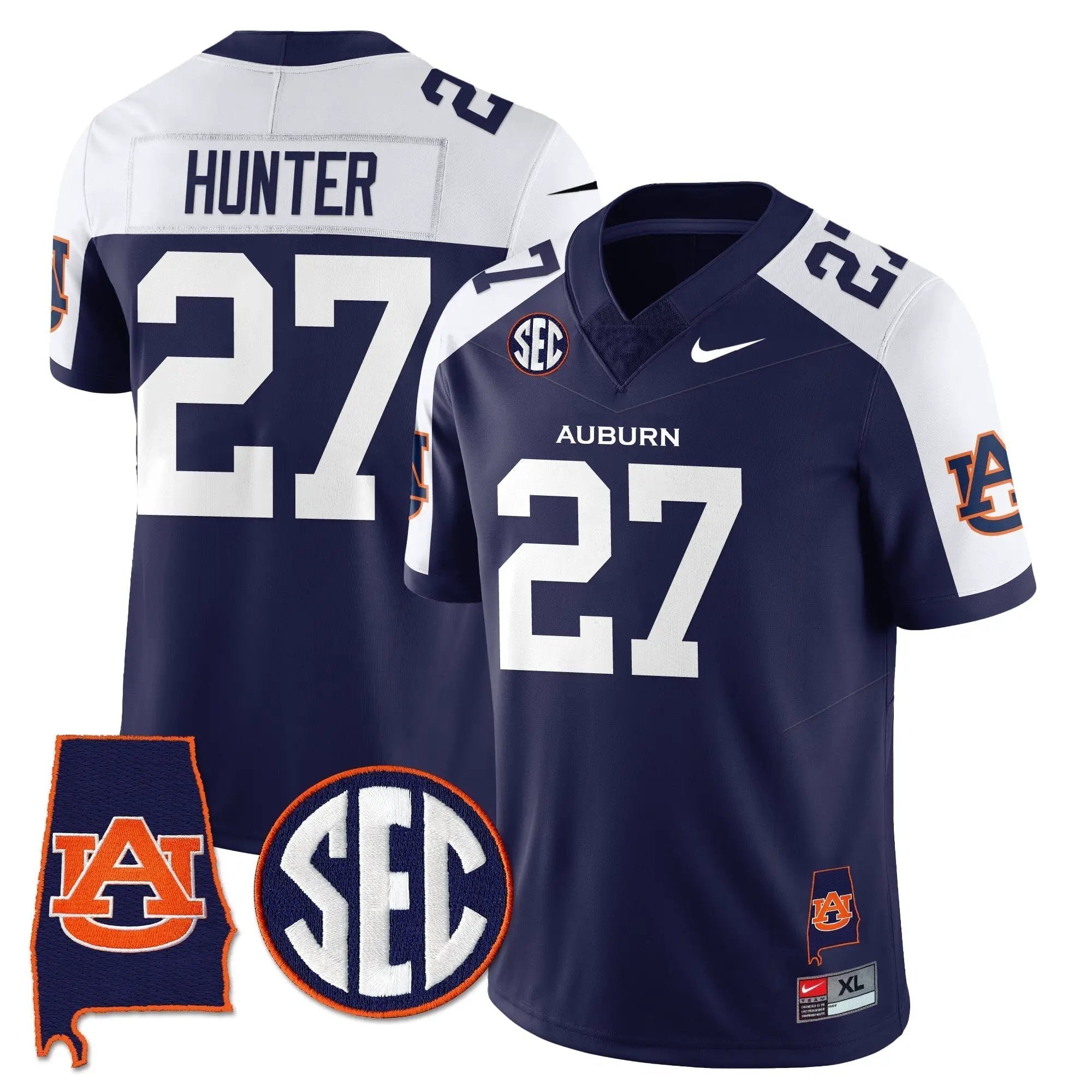 AT 2025 Alabama Patch Vapor Limited Jersey by Auburn Tigers