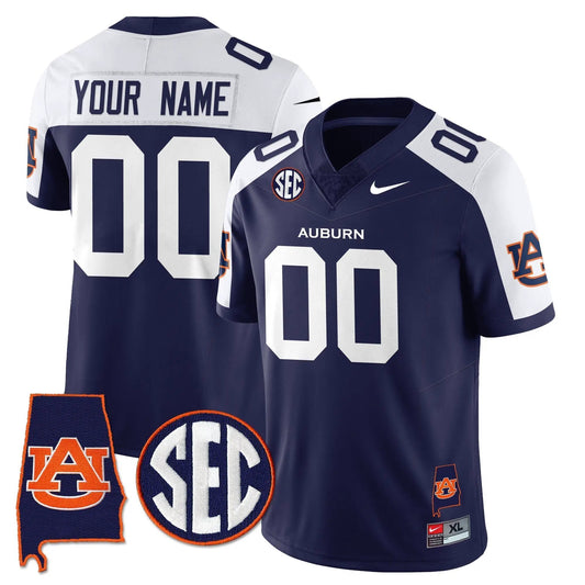AT 2025 Alabama Patch Vapor Limited Custom Jersey by Auburn Tigers