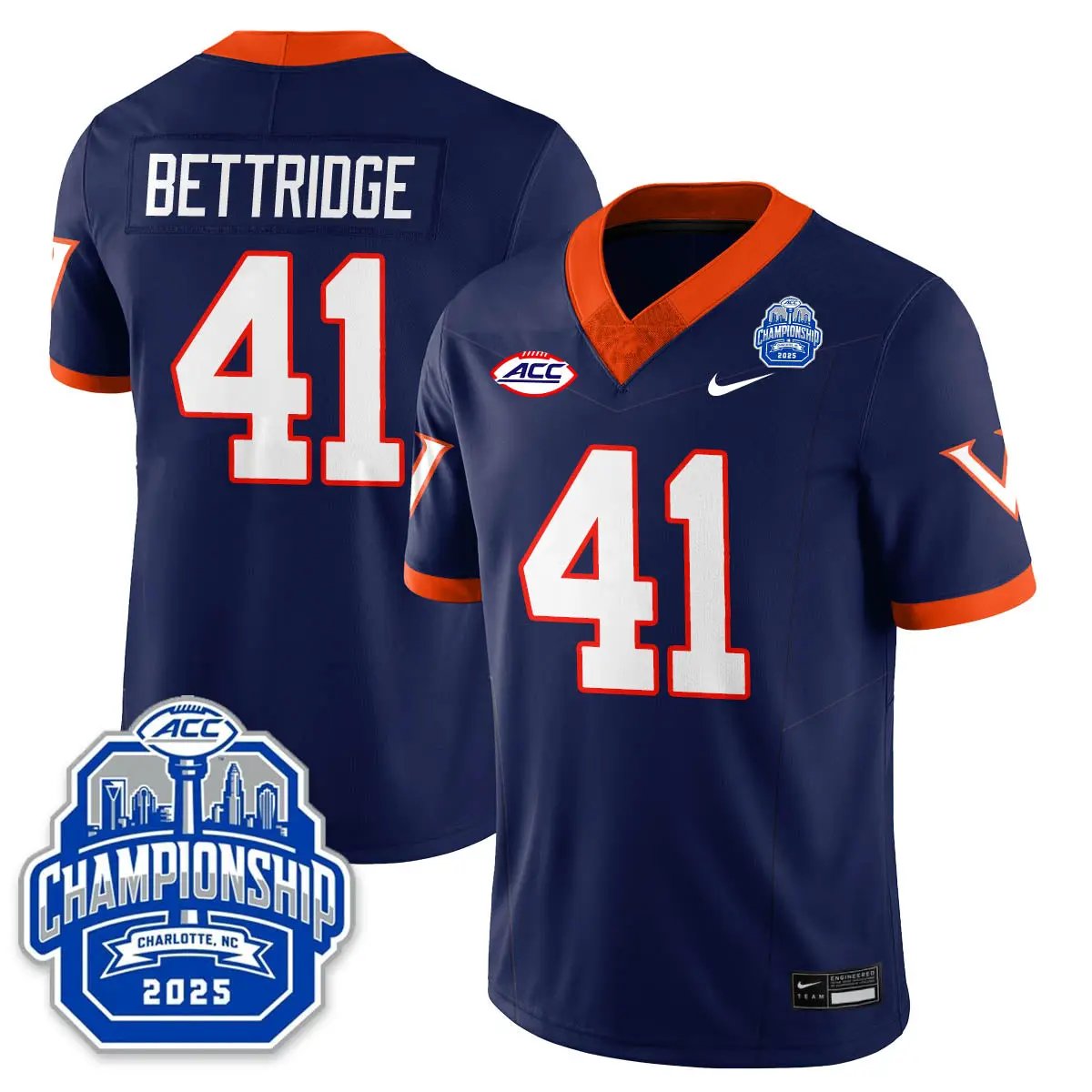 Virginia Football ACC Championship Vapor Limited Jersey by virginia cavaliers
