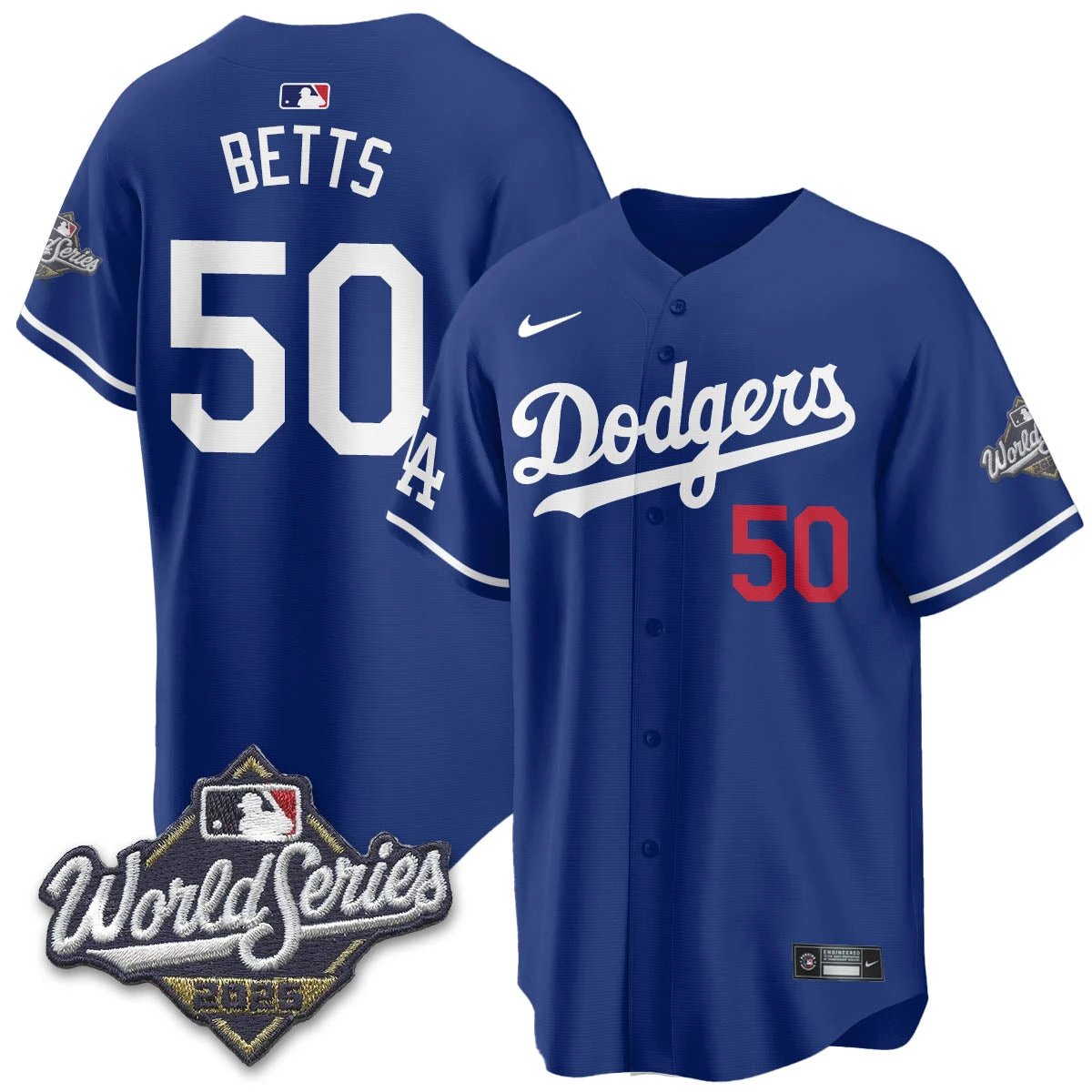 Los Angeles Dodgers 2025 World Series Jersey - All Stitched by Los Angeles Dodgers