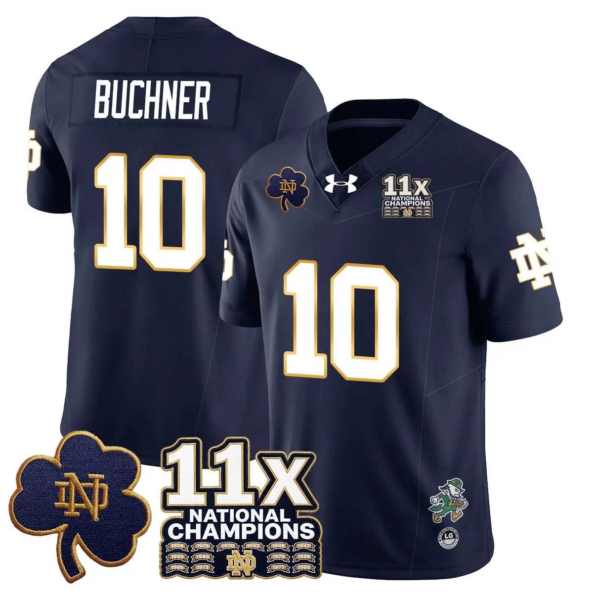 ND 11x-Time National Champions Vapor Limited Jersey by Notre Dame Fighting Irish