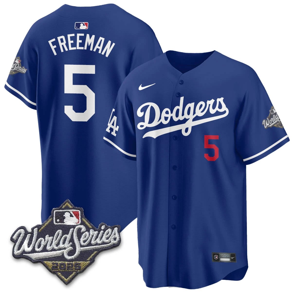 Los Angeles Dodgers 2025 World Series Jersey - All Stitched by Los Angeles Dodgers
