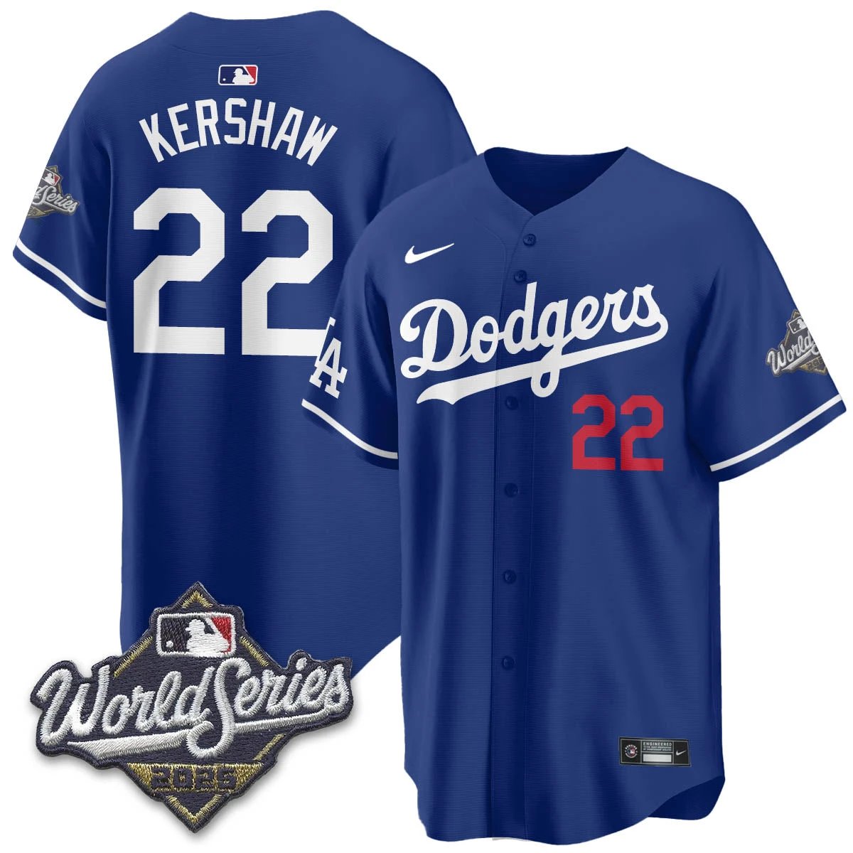 Los Angeles Dodgers 2025 World Series Jersey - All Stitched by Los Angeles Dodgers