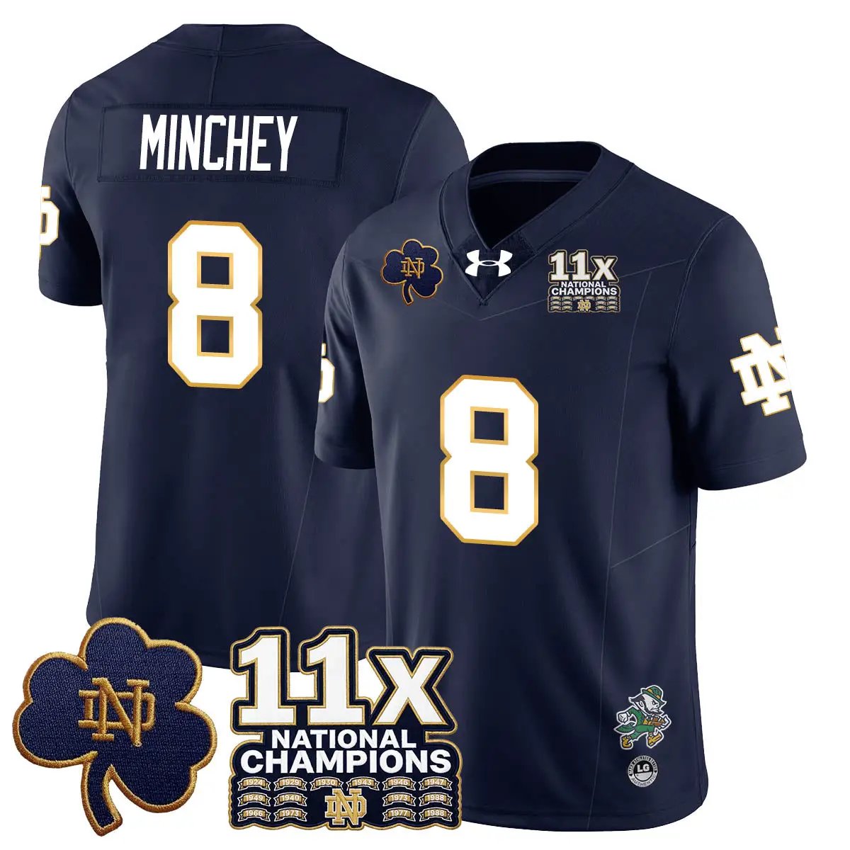 ND 11x-Time National Champions Vapor Limited Jersey by Notre Dame Fighting Irish
