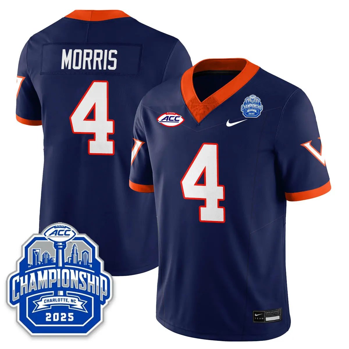 Virginia Football ACC Championship Vapor Limited Jersey by virginia cavaliers