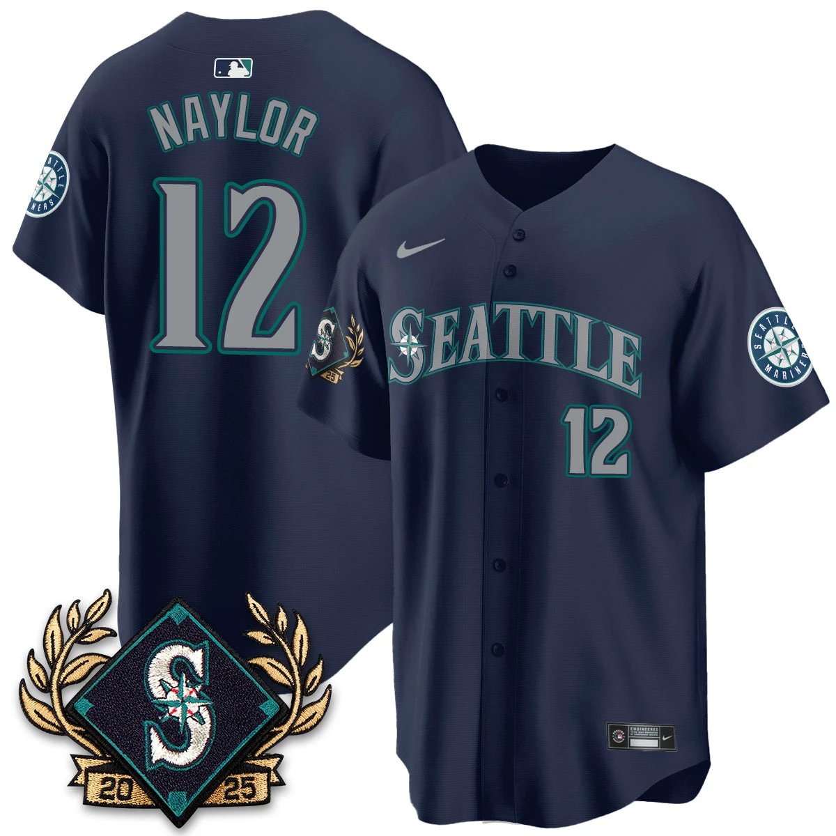Seattle Mariners 2025 Series Champions Jersey - All Stitched by Seattle Mariners