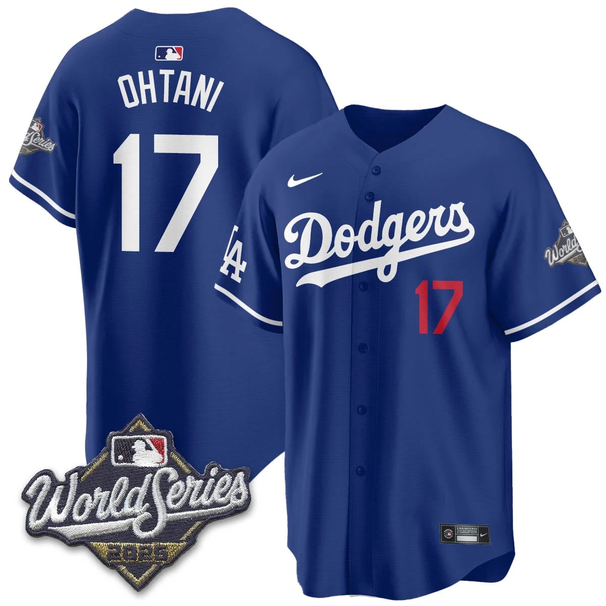 Los Angeles Dodgers 2025 World Series Jersey - All Stitched by Los Angeles Dodgers