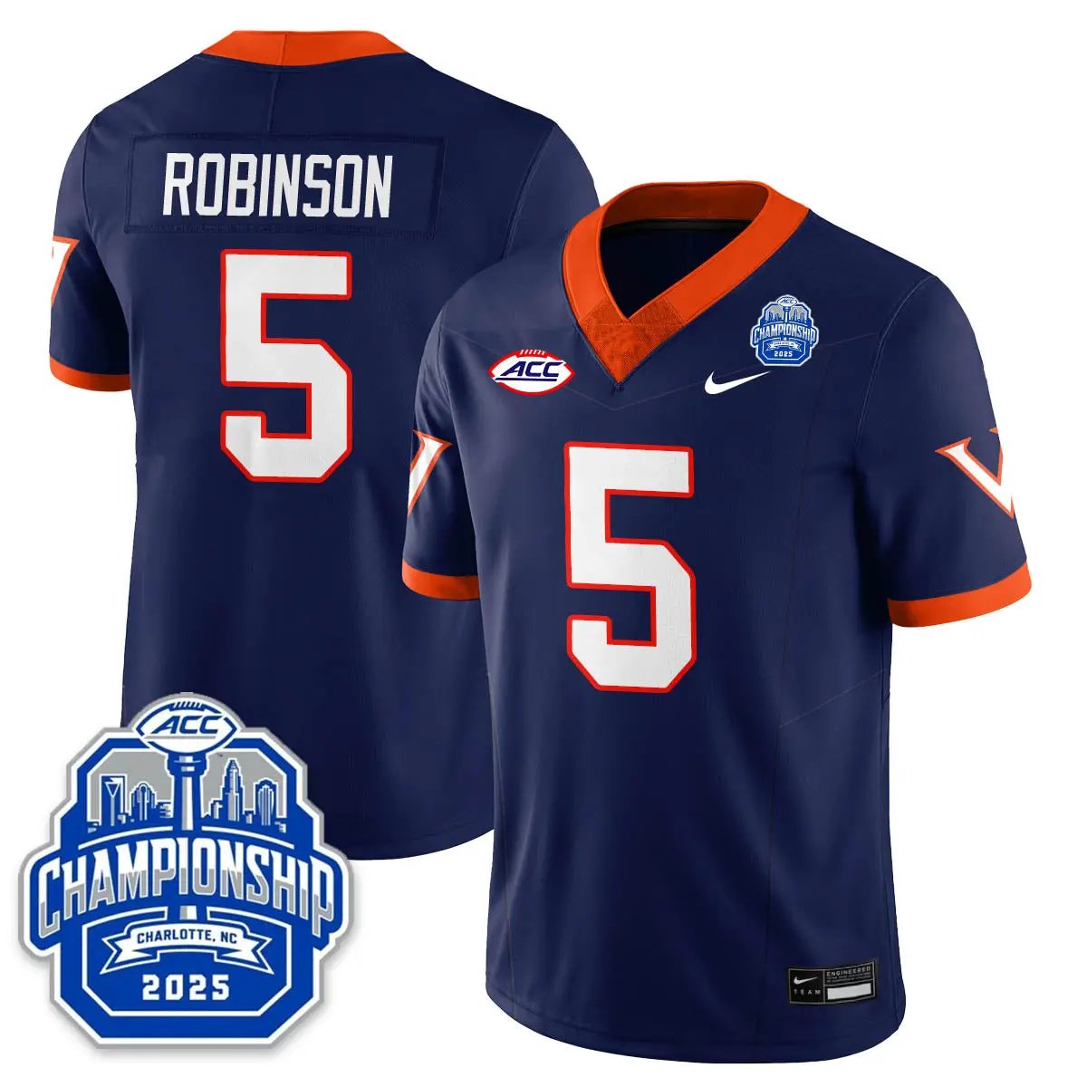 Virginia Football ACC Championship Vapor Limited Jersey by virginia cavaliers