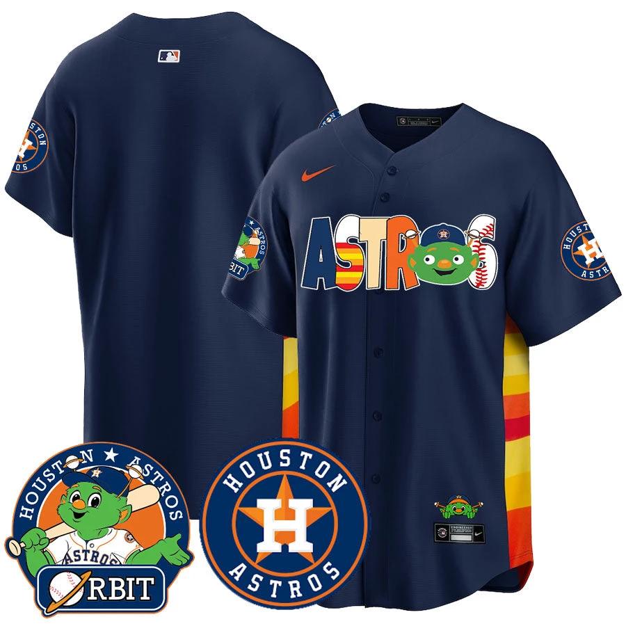 Houston Astros Orbit Vapor Premier Jersey - All Stitched by Houston Astros
