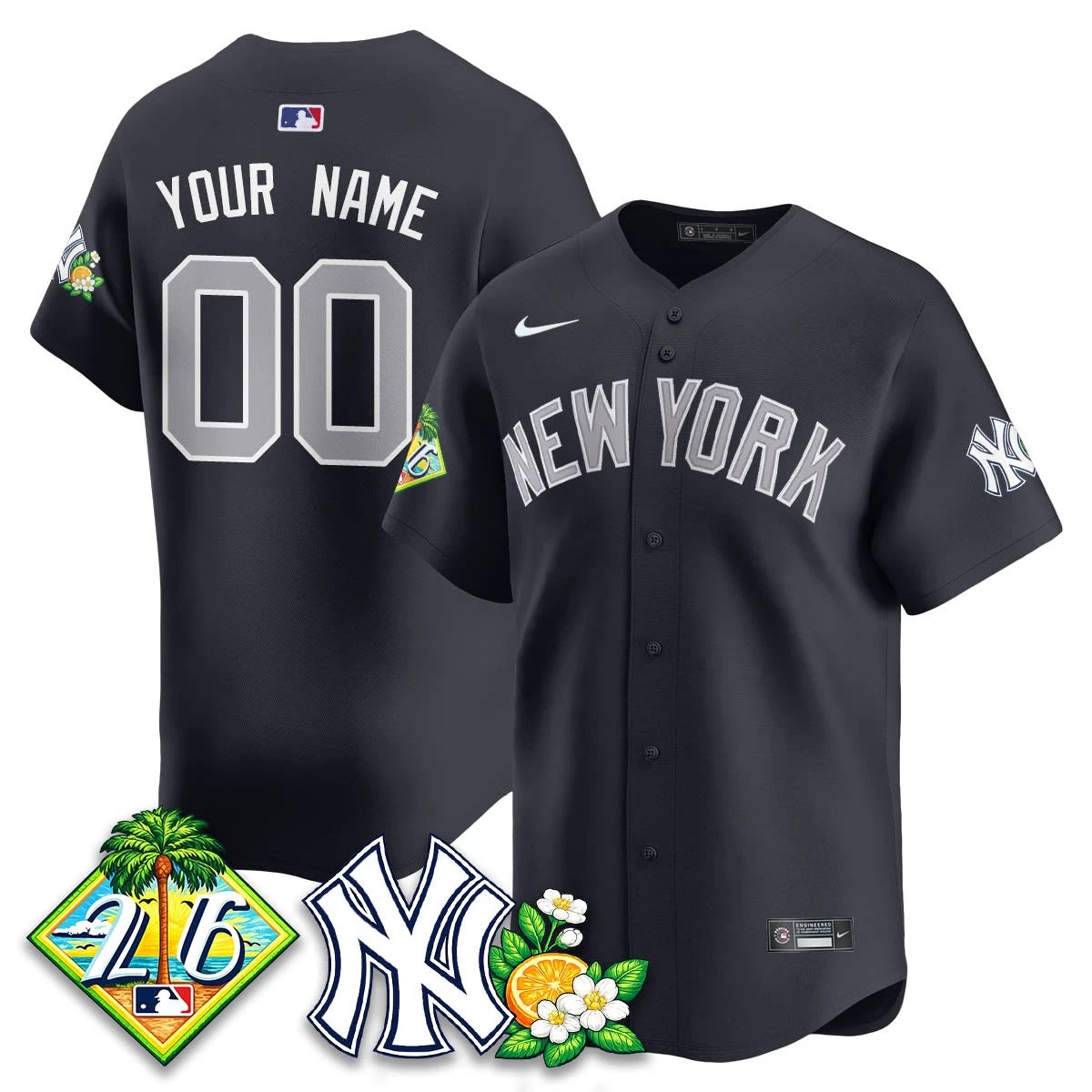 Custom NYY 2026 Spring Training Vapor Limited Jersey - All Stitched by Hotgearco