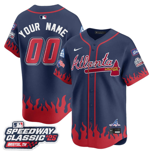 Atlanta Braves 2025 Speedway Classic Limited Custom Jersey - All Stitched by Atlanta Braves