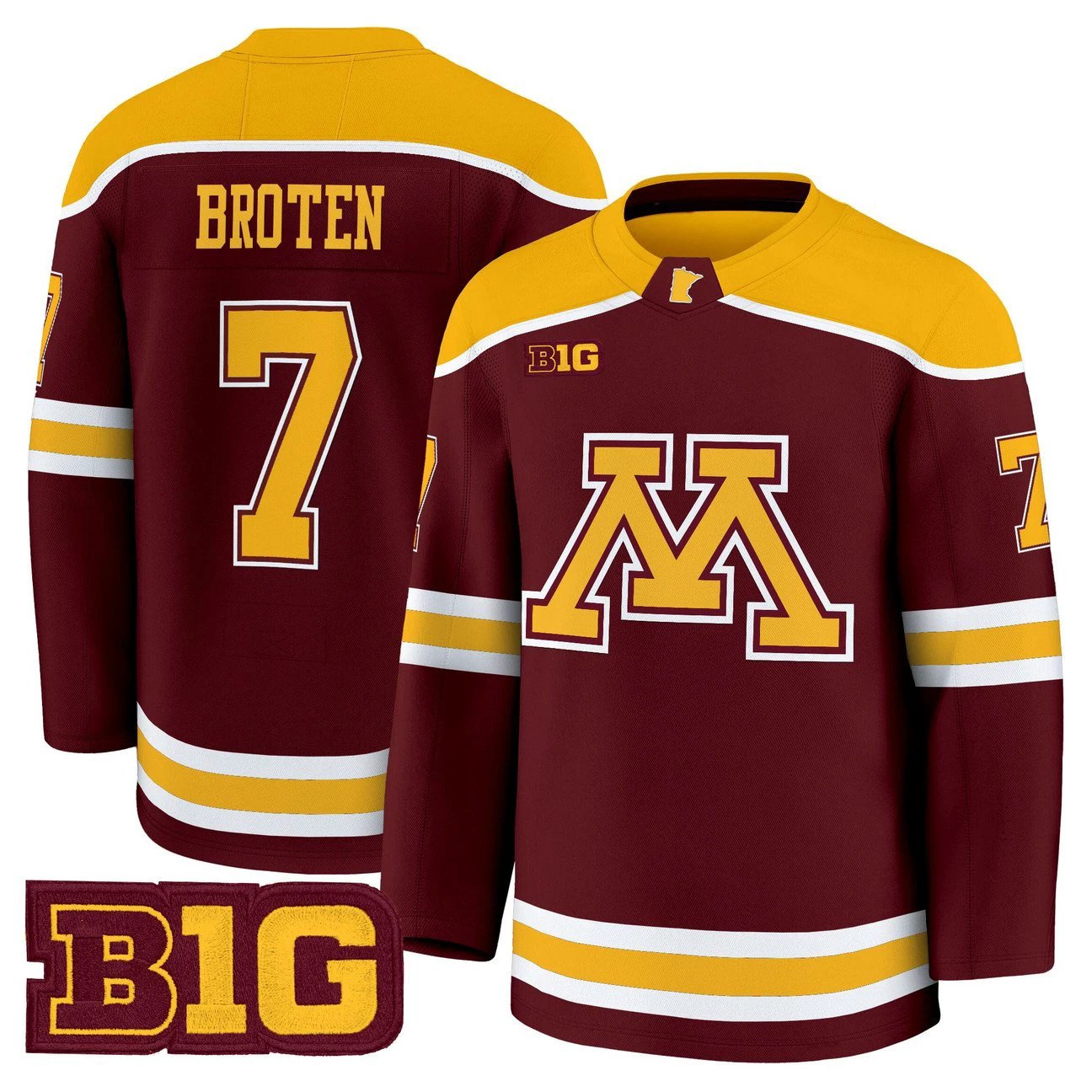 Neal Broten Jersey #7 Minnesota Golden Gophers 2025-26 Premium Stitched by Hockey David