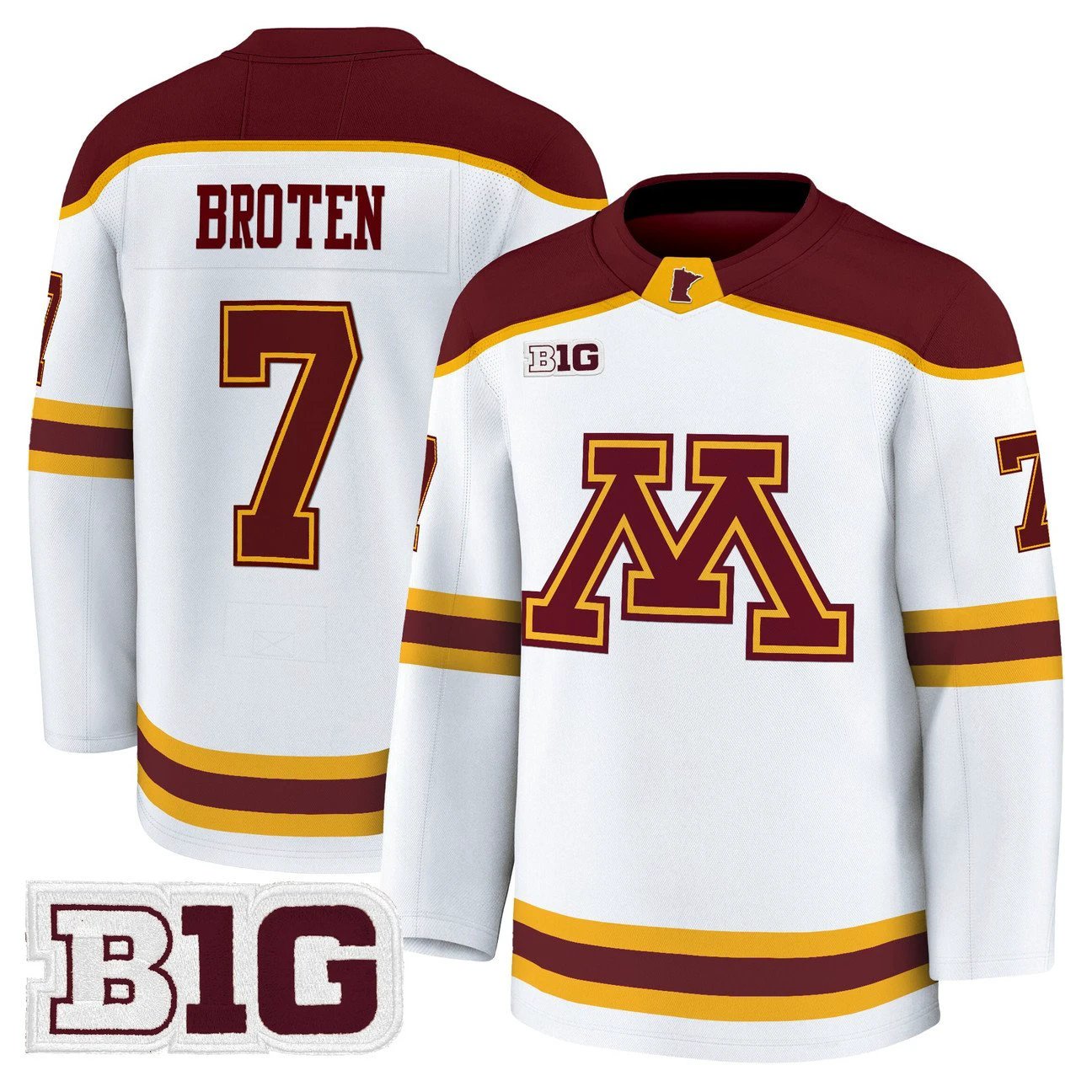 Neal Broten Jersey #7 Minnesota Golden Gophers 2025-26 Premium Stitched by Hockey David