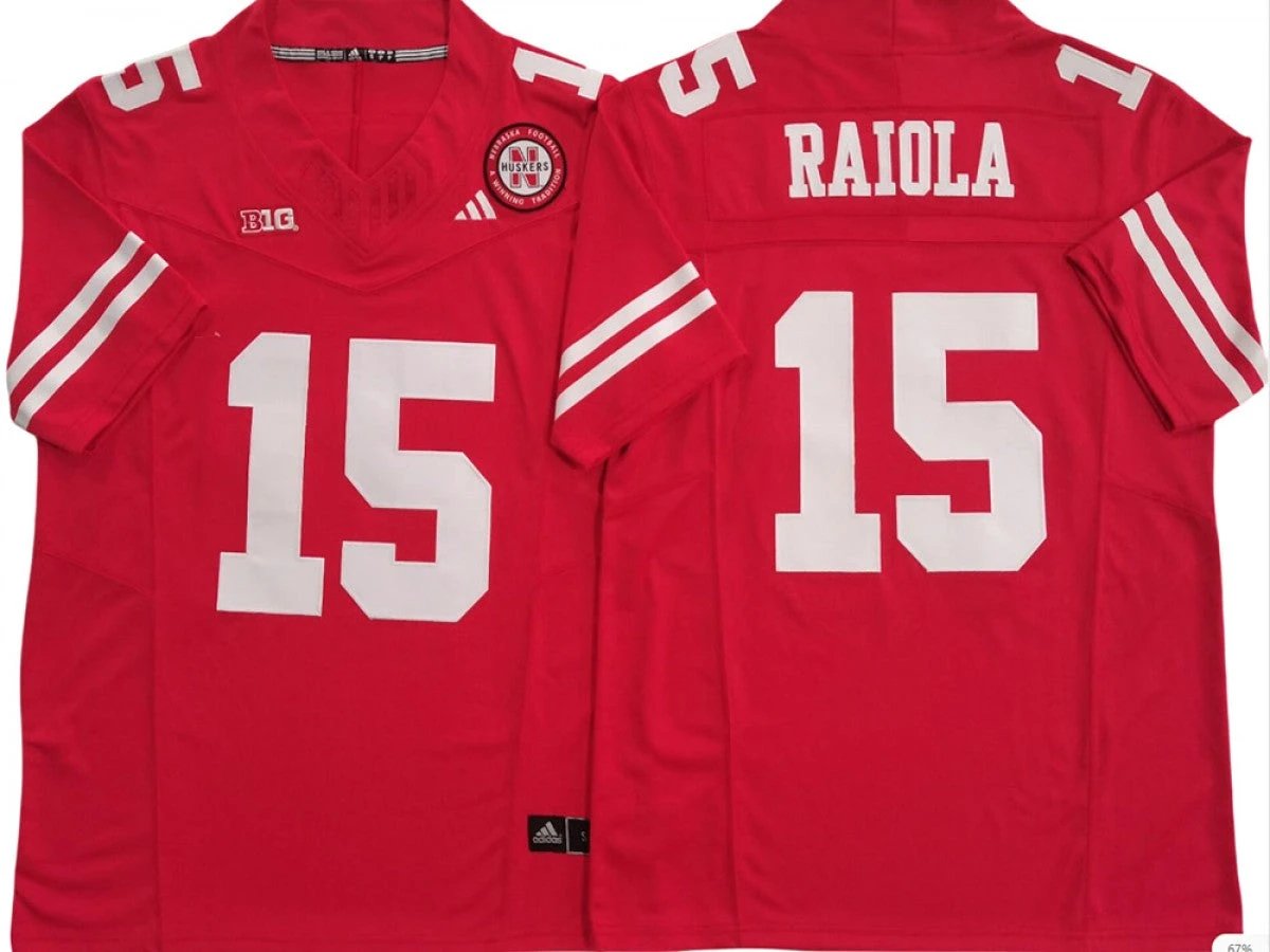 Nebraska Cornhuskers #15 Dylan Raiola Vapor F.U.S.E. Limited Jersey Stitched by My Store NCAA Football Jerseys