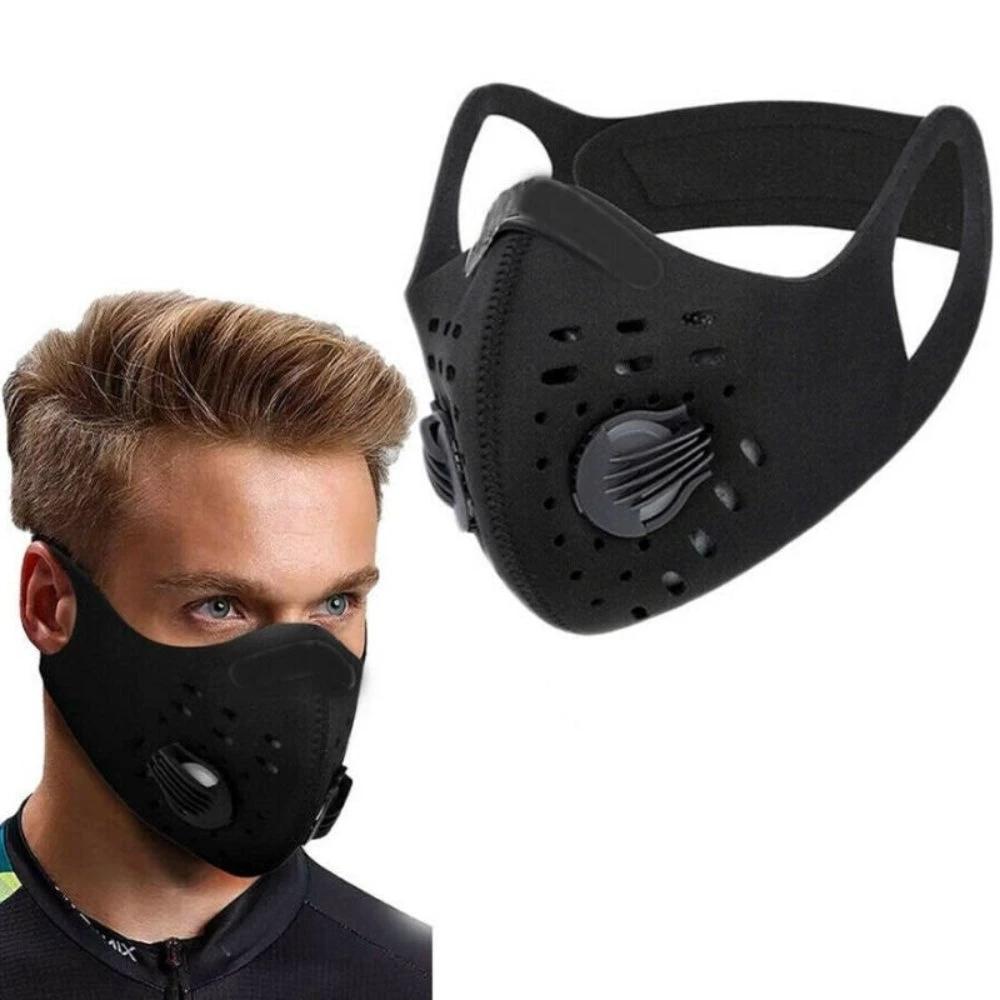 Neoprene Pollution Mask with Five-Layer Filtration – Adjustable Size by BowLift