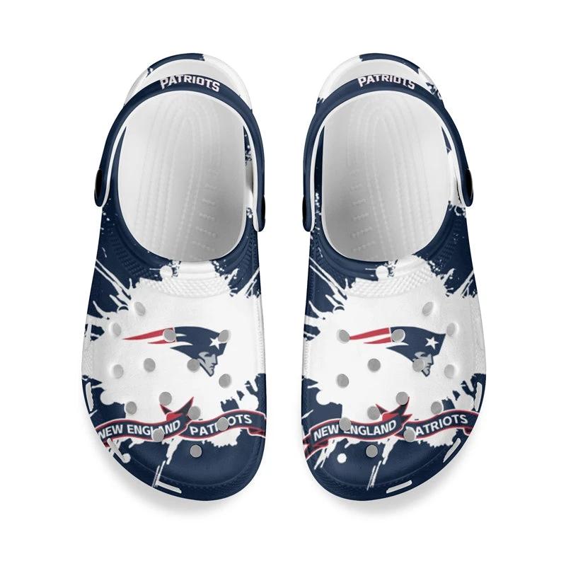 New England Patriots Crocs Unisex Clogs Clog Shoes by Crocs