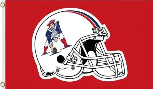 New England Patriots Helmet Flag 3X5 Ft Polyester Banner USA 90x150cm by flagsjustdoit