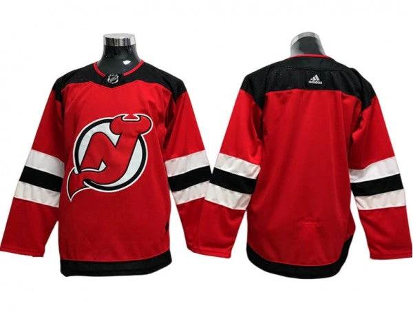 New Jersey Devils Blank Red Home Jersey by Hockey David