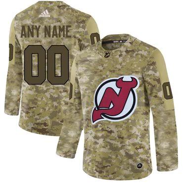 New Jersey Devils Camo Customized Jersey by Hockey David