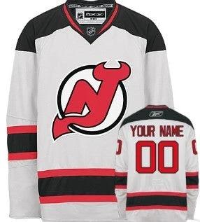New Jersey Devils Customized White Jersey by Hockey David