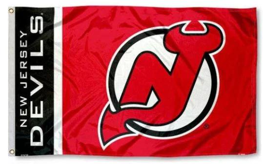 New Jersey Devils Red Flag 3X5Ft Polyester Digital Print Banner USA by flagsjustdoit