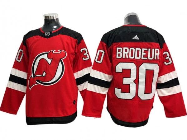 New Jersey Devils #30 Martin Brodeur Red Home Jersey by Hockey David