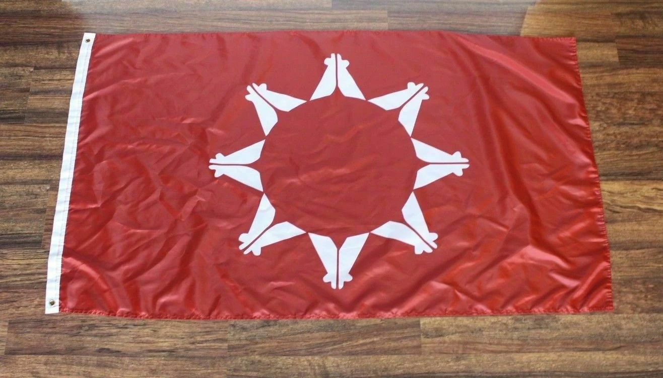 New Oglala Sioux Nation Banner Flag Native American Indian Tribe Tribal 3x5ft by flagsjustdoit