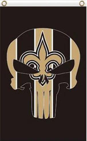 New Orleans Saints Digital Flag 3X5 Ft Polyester Banner USA 90x150cm by flagsjustdoit