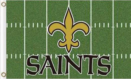 New Orleans Saints Green Flag 3X5 Ft Polyester Banner USA 90x150cm by flagsjustdoit