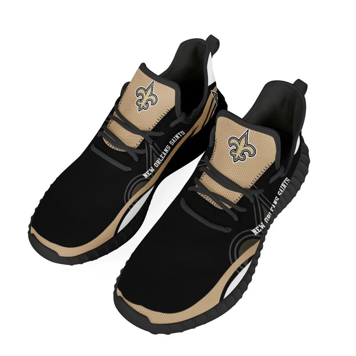 New Orleans Saints Sneaker Shoes NFL For Men Women Fans by Crocs